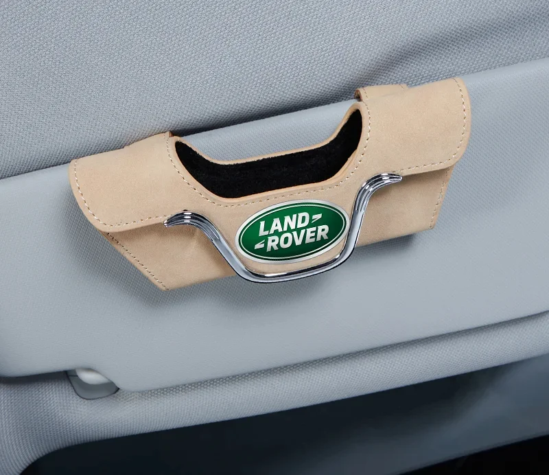 Car Multi-Functional High-Grade Leather Glasses Holder