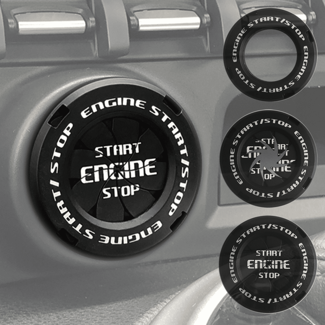 Car Push Start Button Cover