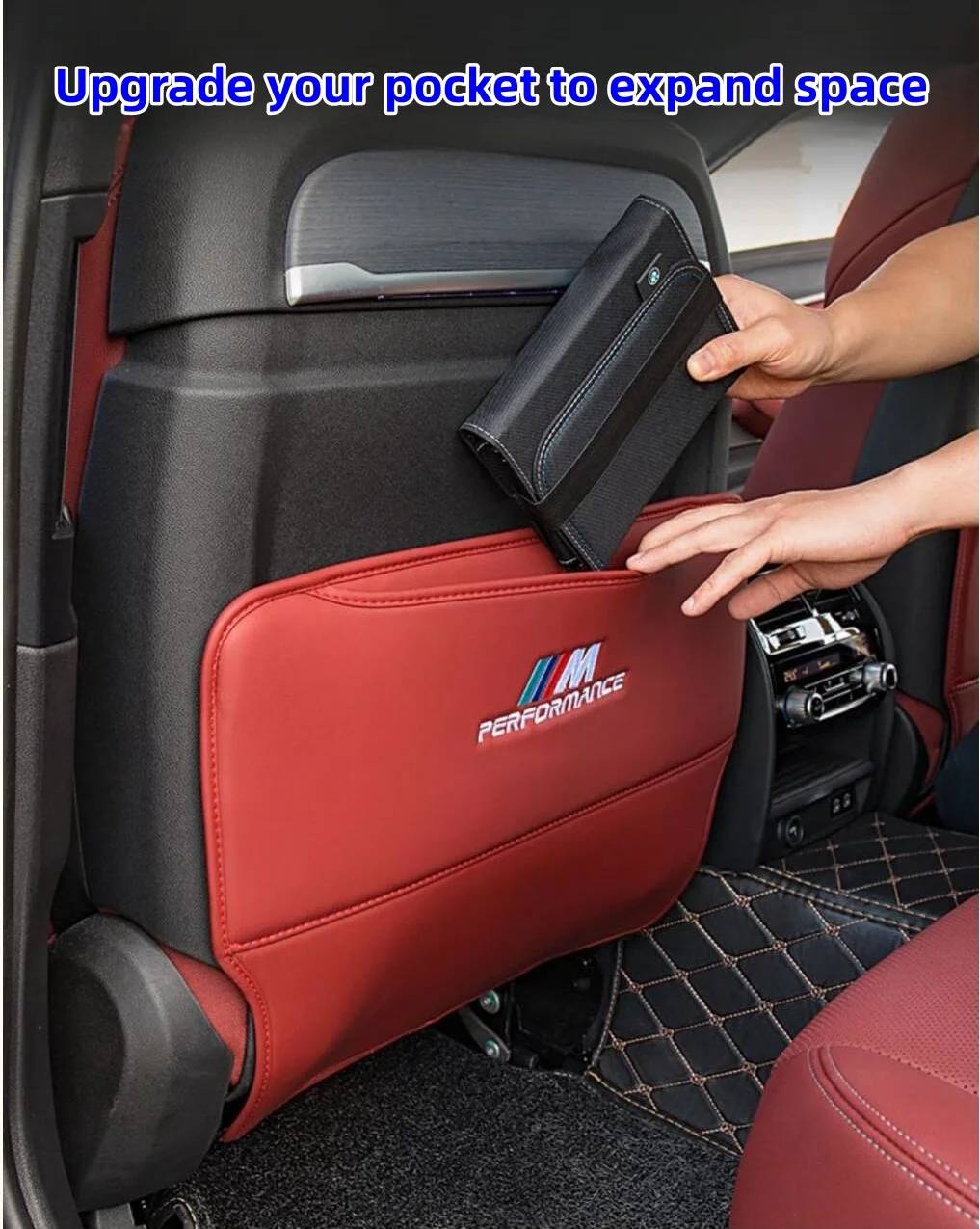 🔥Hot sale🔥Car half bag leather storage anti-dirty anti-kick pad(2PC)