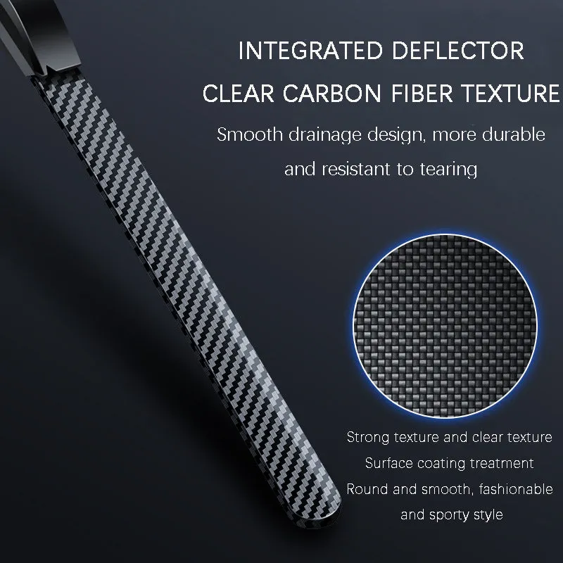 Carbon Fiber Boneless Silent Windshield Wipers - Make Your Driving Experience Stylish, Quiet And Clear!