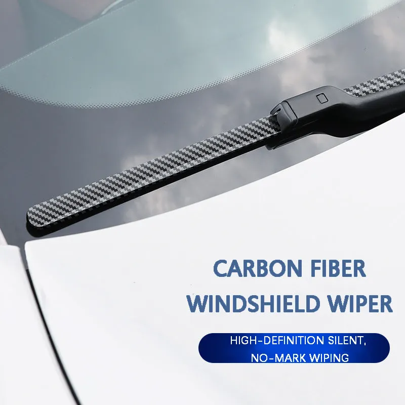Carbon Fiber Boneless Silent Windshield Wipers - Make Your Driving Experience Stylish, Quiet And Clear!