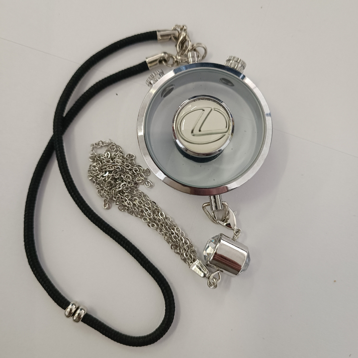 Car perfume bottle with logo