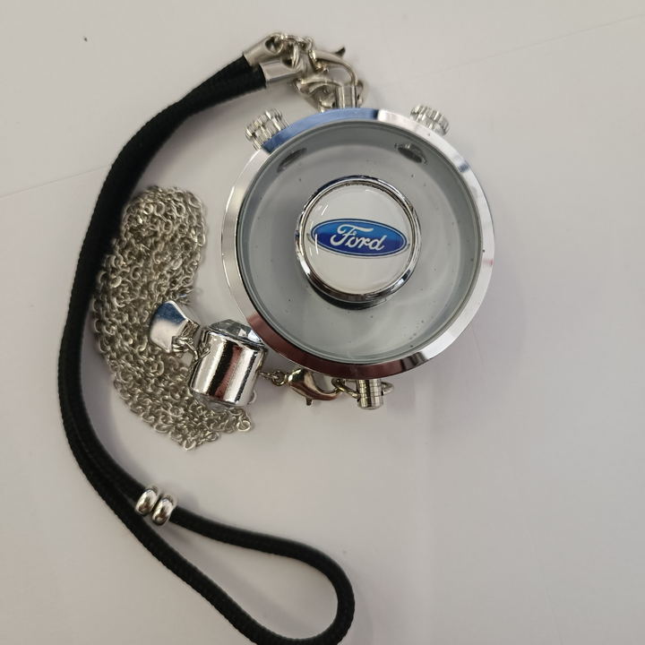 Car perfume bottle with logo