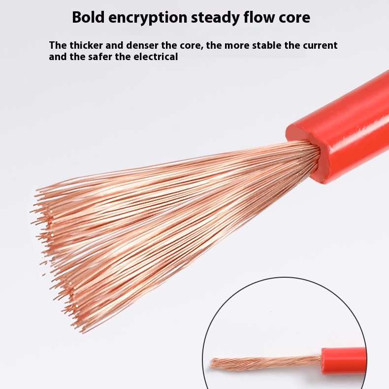 Pure copper thick connection car battery line