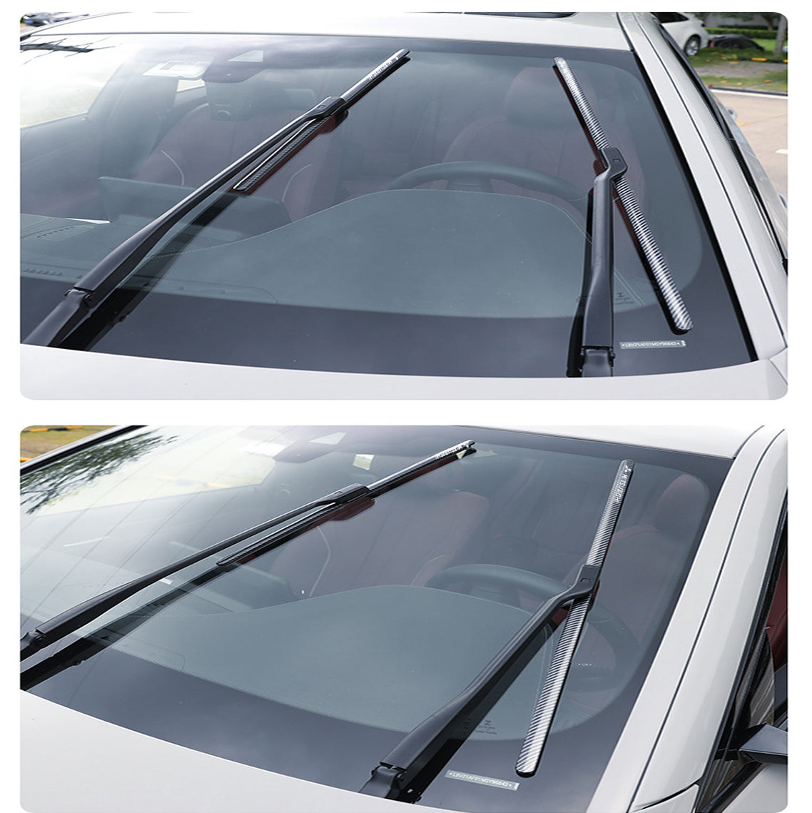 Carbon Fiber Boneless Silent Windshield Wipers
