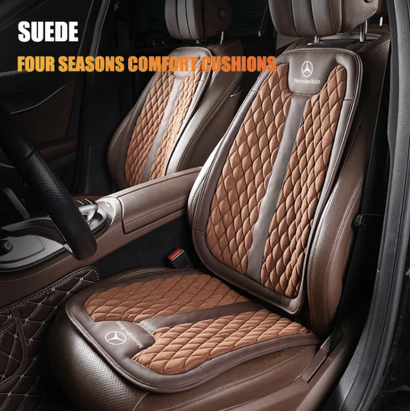 Car Seat Cushion Deerskin Car Winter Short Plush Seat Cushion Seat Headrest