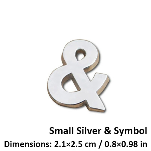 Metal car English letter car stickers personalized modification