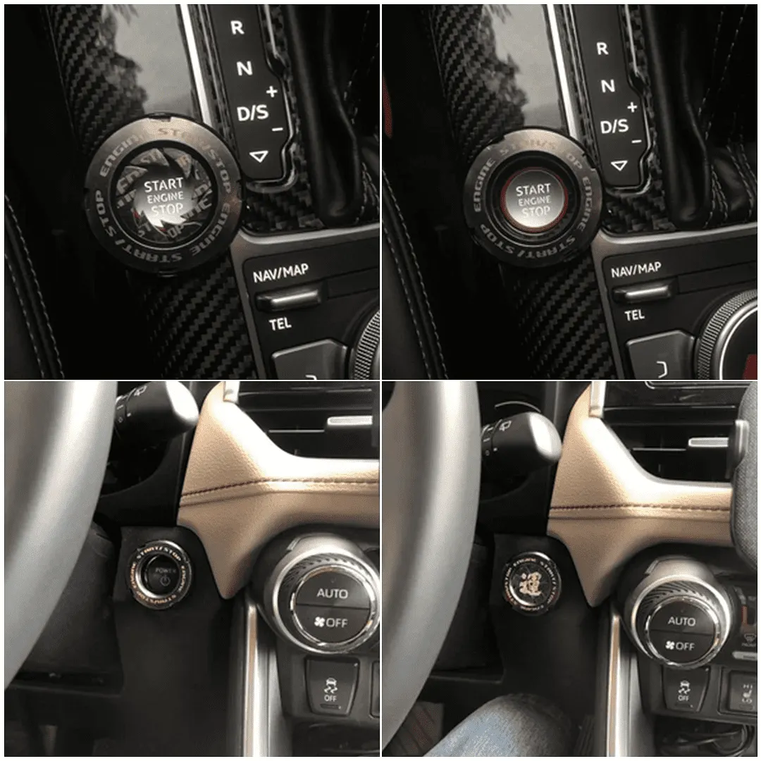 Car Push Start Button Cover