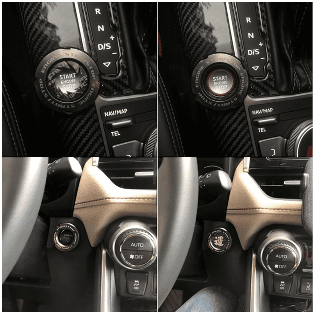 Car Push Start Button Cover
