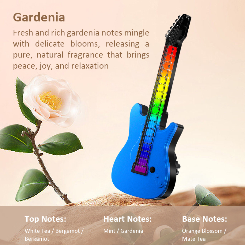 Car perfume RGB voice-controlled music rhythm light