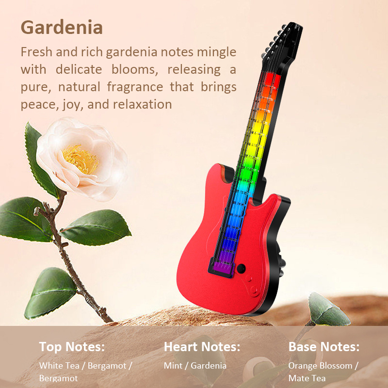 Car perfume RGB voice-controlled music rhythm light