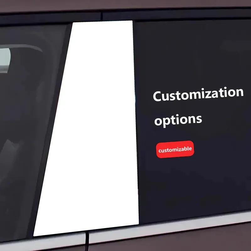 Car center pillar sticker 2pcs（Customization Options）