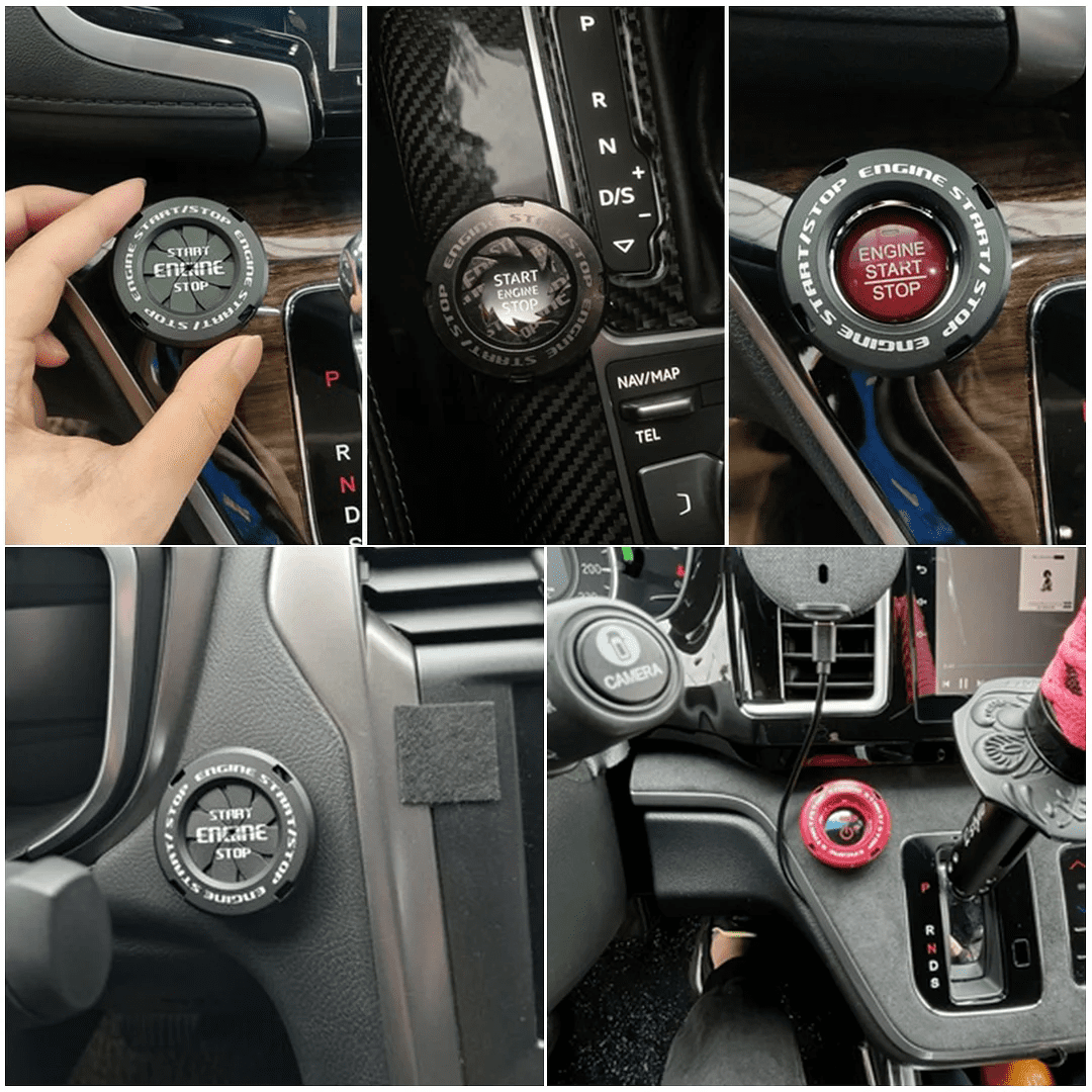 Car Push Start Button Cover
