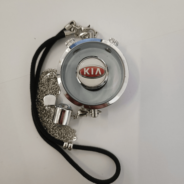 Car perfume bottle with logo