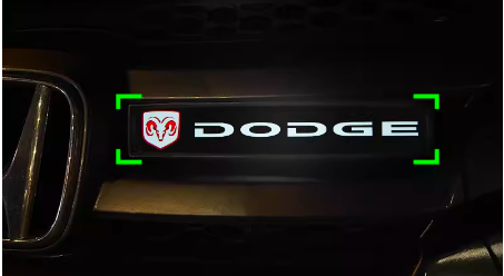 Stylish Atmosphere Car Center Grille LED Logo Light
