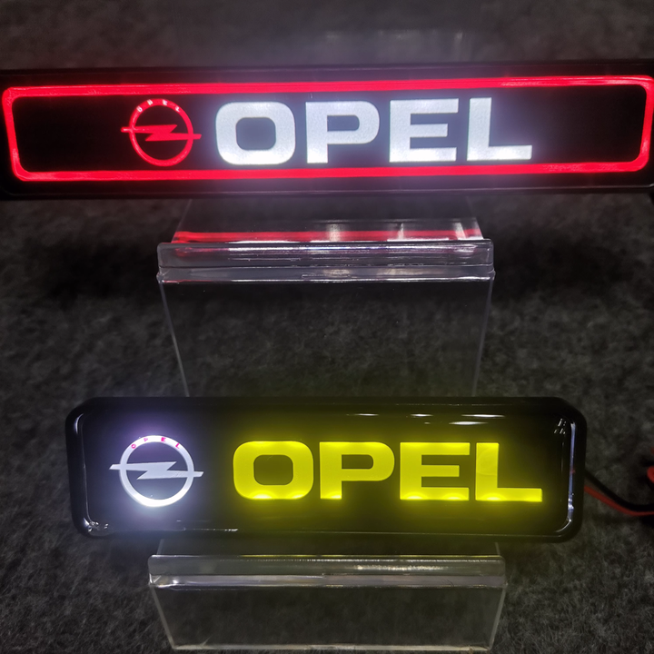 Stylish Atmosphere Car Center Grille LED Logo Light