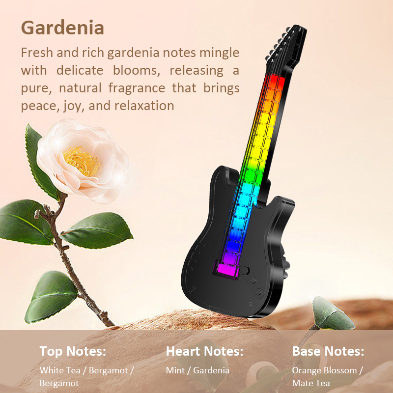 Car perfume RGB voice-controlled music rhythm light