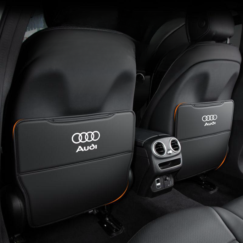 🔥Hot sale🔥Car half bag leather storage anti-dirty anti-kick pad(2PC)