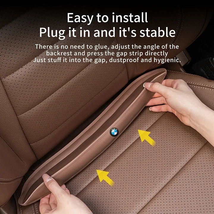 Car seat gap filling strips