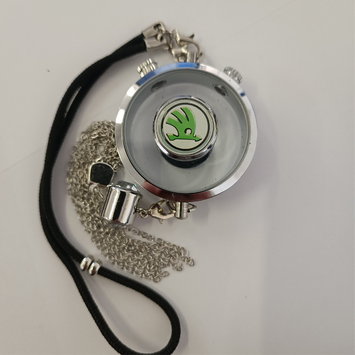 Car perfume bottle with logo