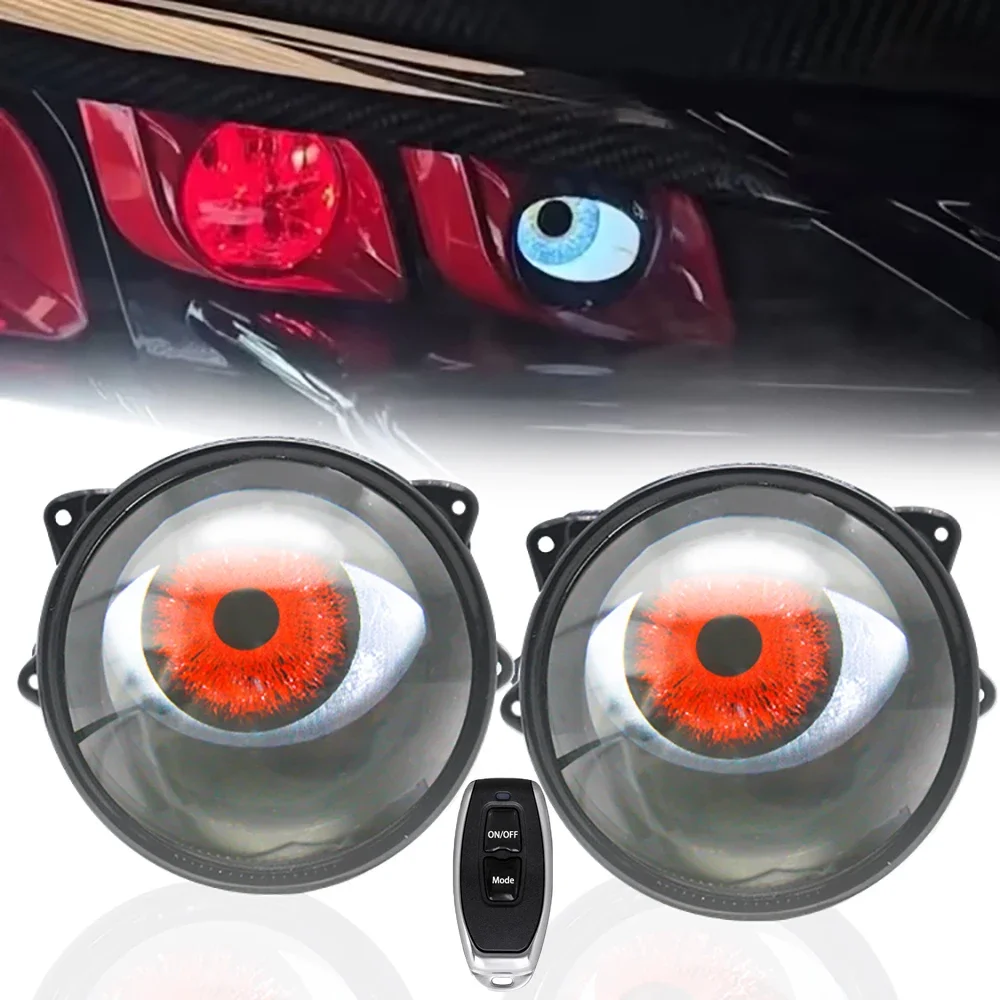 Car Devil Eyes Lens Lights