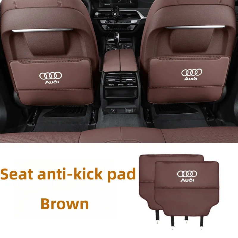 🔥Hot sale🔥Car half bag leather storage anti-dirty anti-kick pad(2PC)