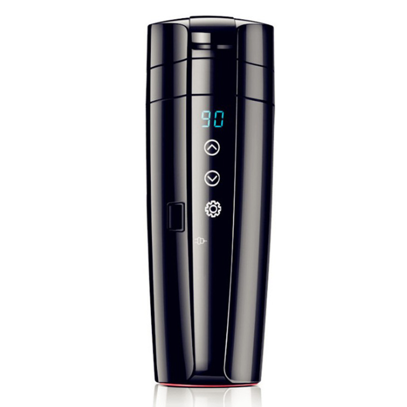 Car-mounted Intelligent Heating Insulation Electric Kettle Vehicle Heater Cup Car-use Water Boiler