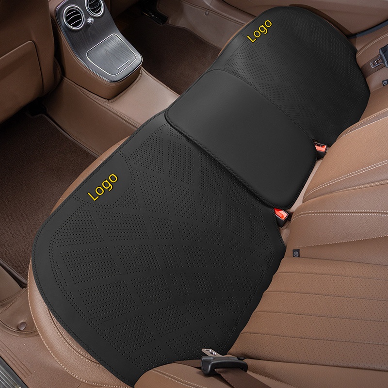 Perforated Nappa Leather Car Seat Cushion Four Seasons Seat Cushion Cover Breathable Seat Cover