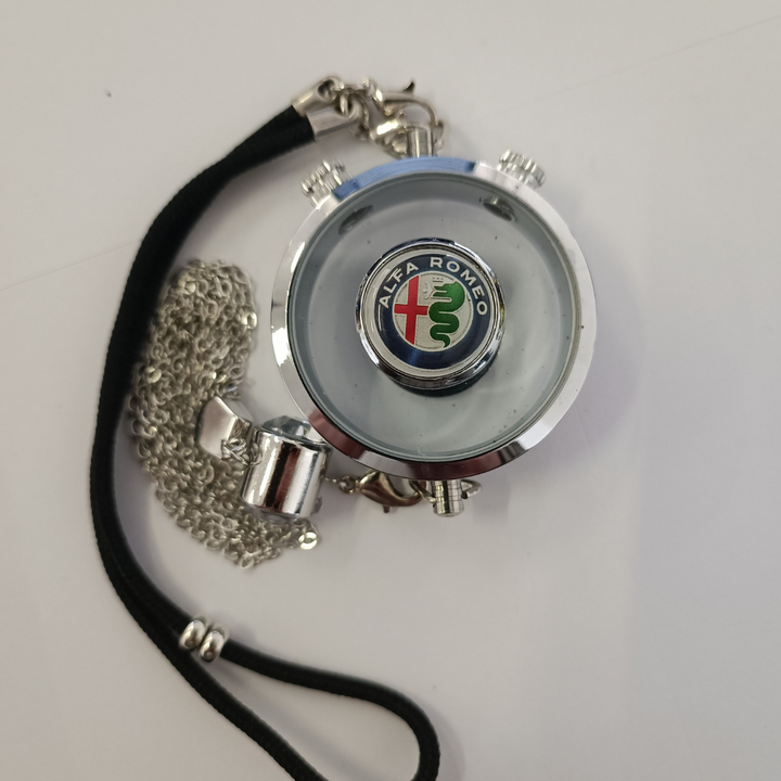 Car perfume bottle with logo