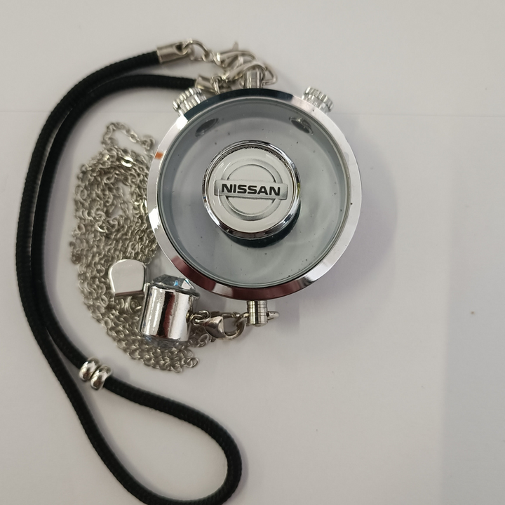 Car perfume bottle with logo