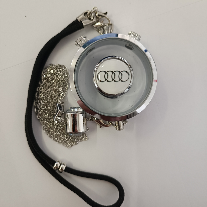Car perfume bottle with logo