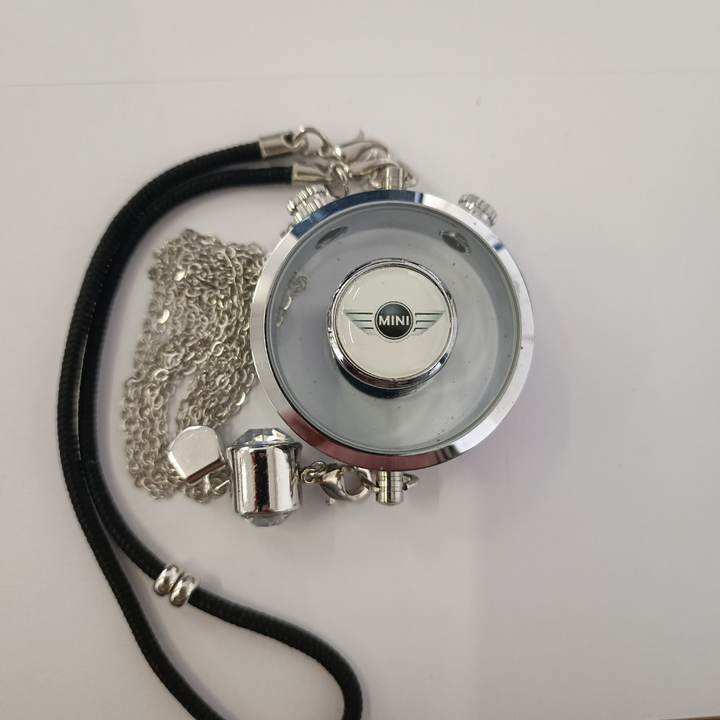 Car perfume bottle with logo