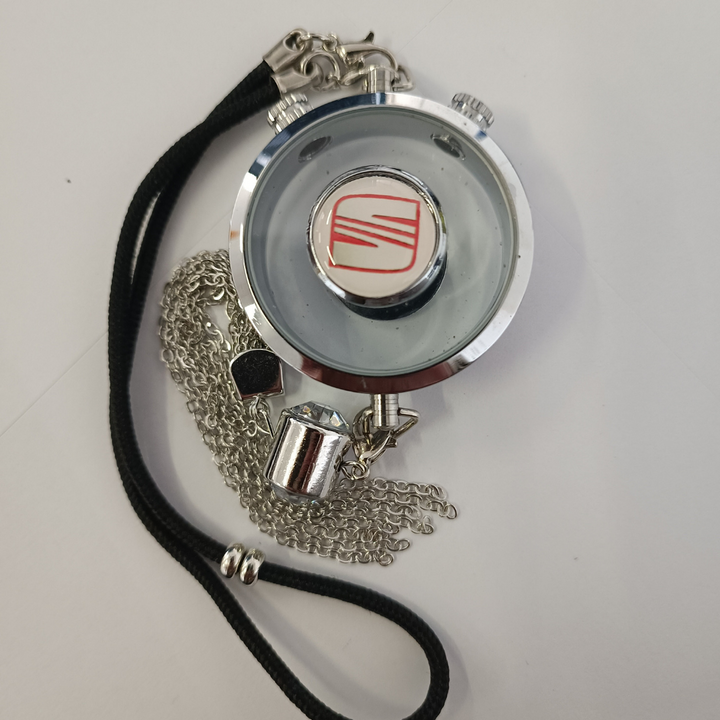 Car perfume bottle with logo