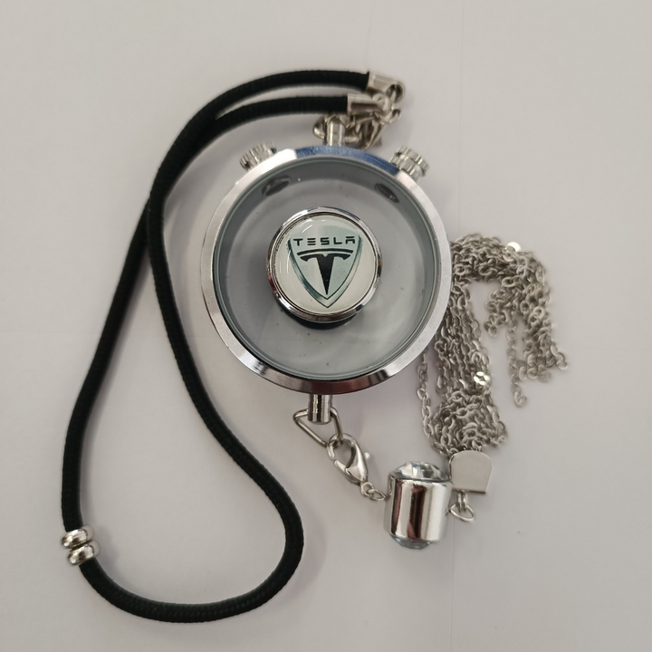 Car perfume bottle with logo