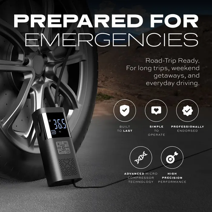 Portable Air Compressor for Car Tires Fast Air Pump Tire Inflator Accurate Pressure Air Pump for Motorcycle Bicycle Ball