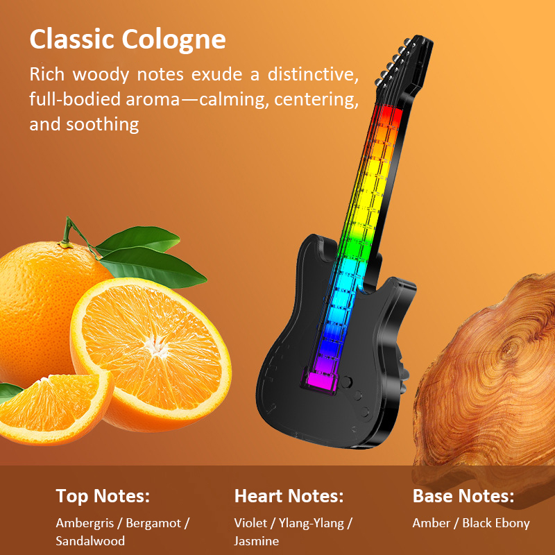 Car perfume RGB voice-controlled music rhythm light