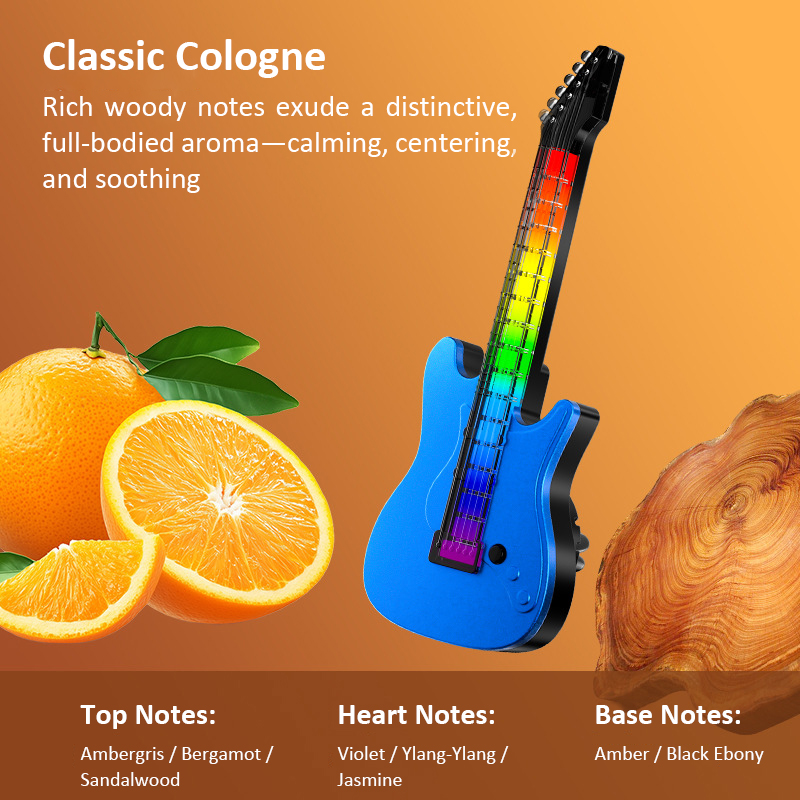 Car perfume RGB voice-controlled music rhythm light