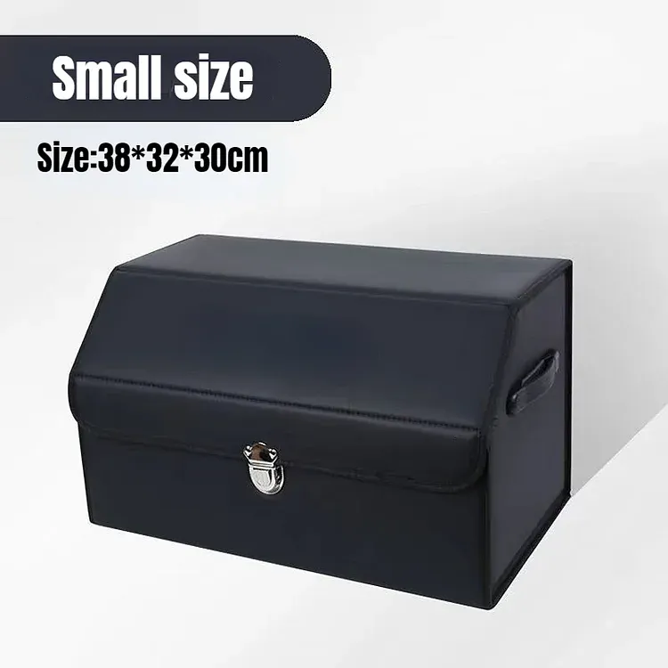 🔥Exclusive logo Car Trunk Leather Storage Box