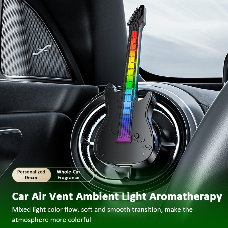 Car perfume RGB voice-controlled music rhythm light