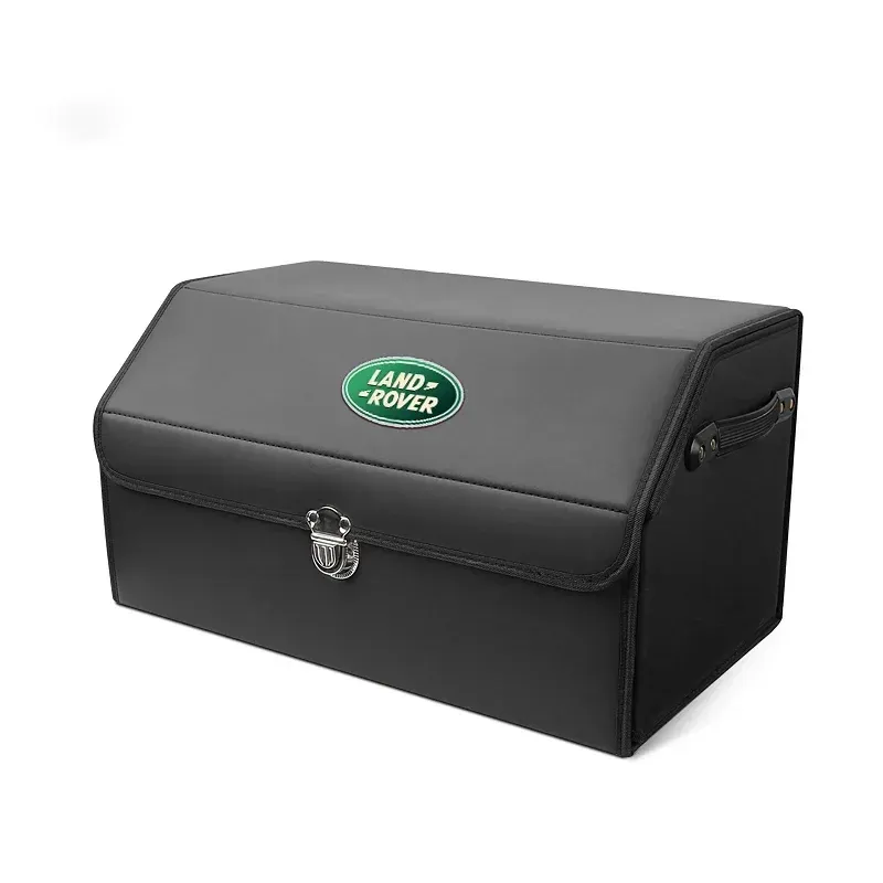 🔥Exclusive logo Car Trunk Leather Storage Box