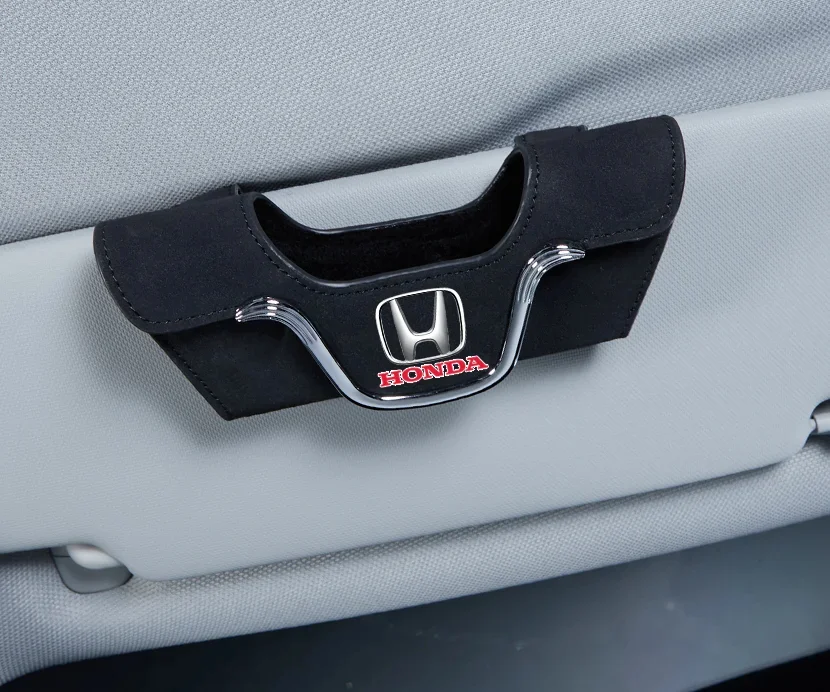 Car Multi-Functional High-Grade Leather Glasses Holder
