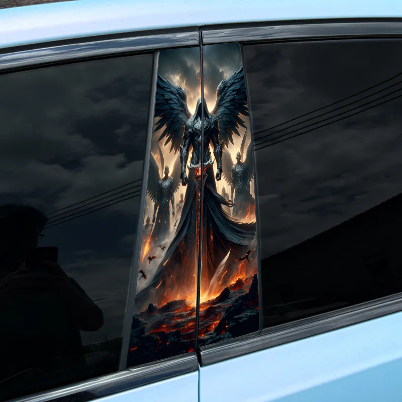 Car center pillar sticker（2PCS）-XC115