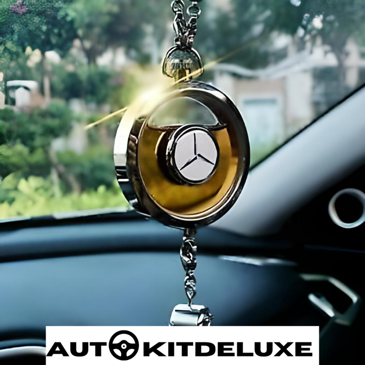 Car perfume bottle with logo