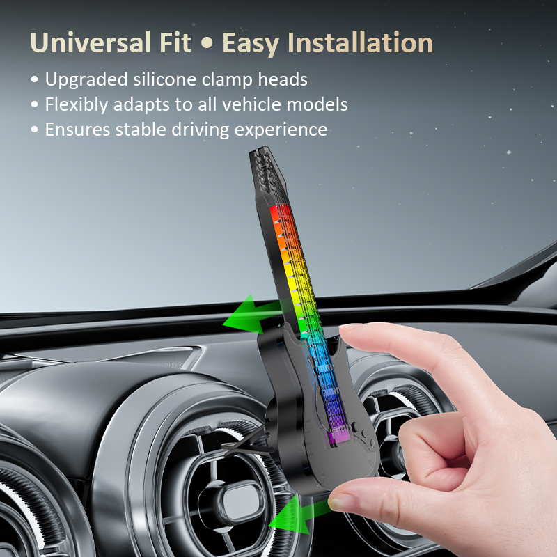 Car perfume RGB voice-controlled music rhythm light
