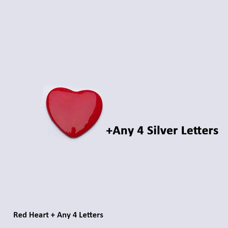 Metal car English letter car stickers personalized modification