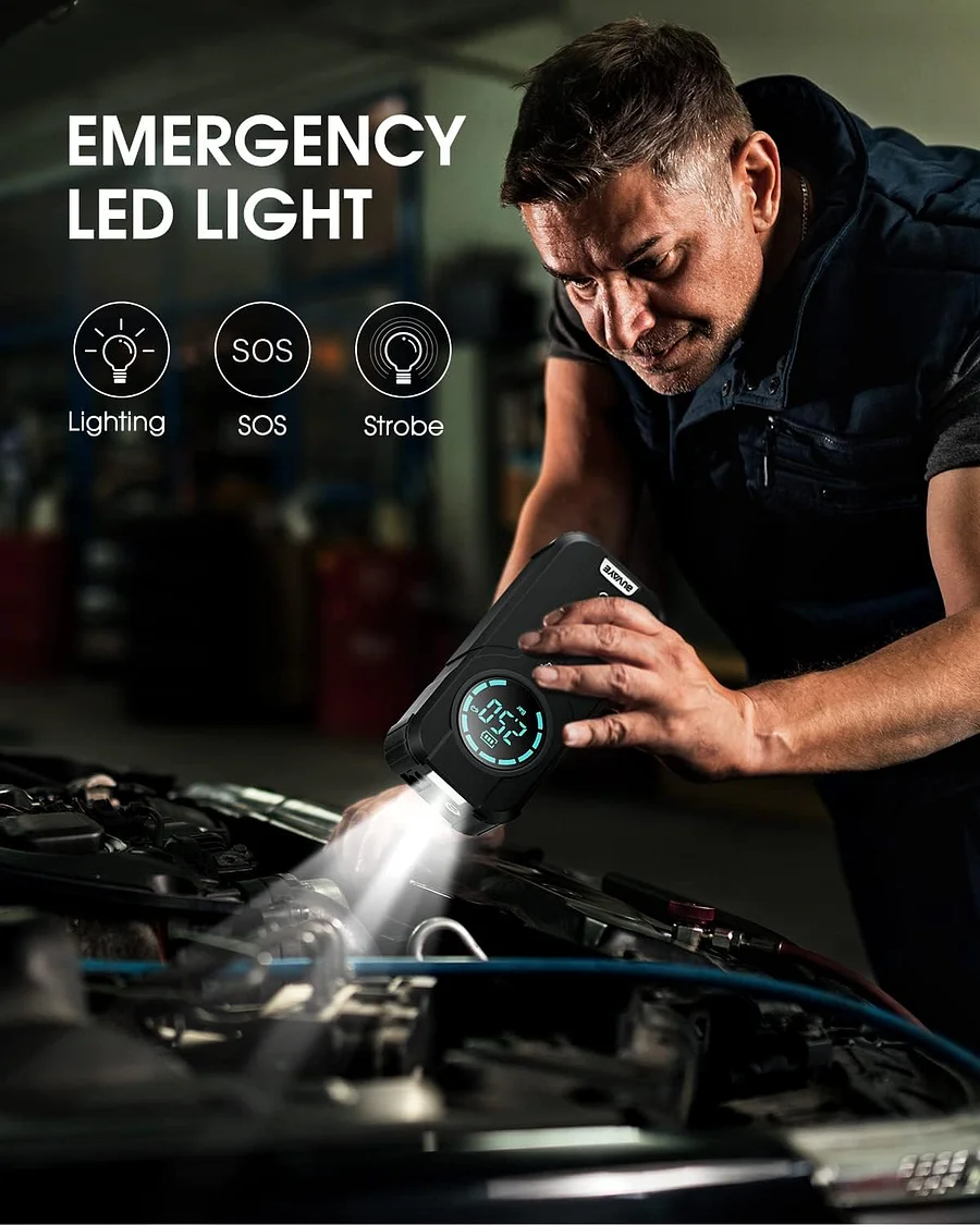 🔥Automobile quick start multi-function auto power supply and air pump