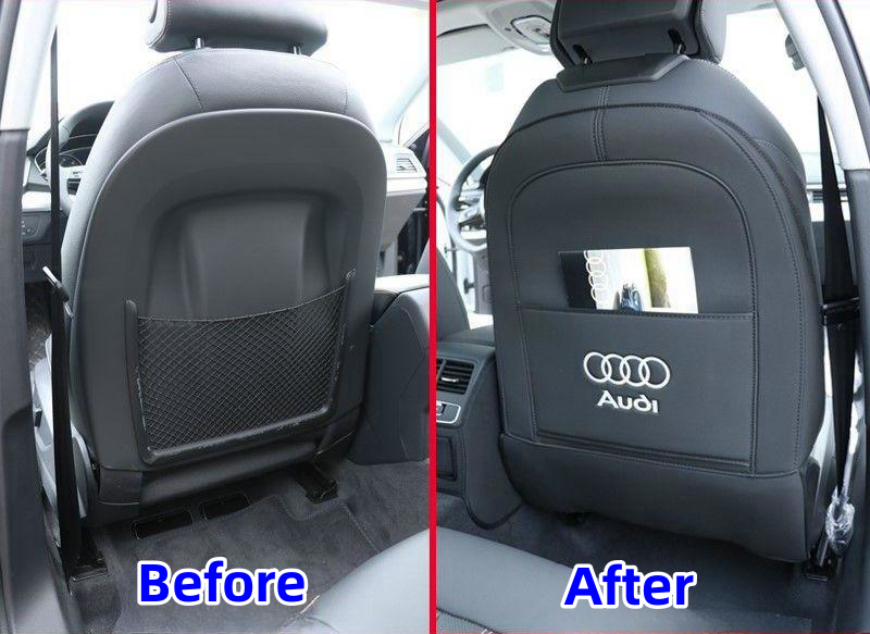 🔥Hot sale🔥Car half bag leather storage anti-dirty anti-kick pad(2PC)