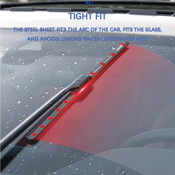 🌈 Carbon Fiber Boneless Silent Windshield Wipers - Make Your Driving Experience Stylish, Quiet And Clear!