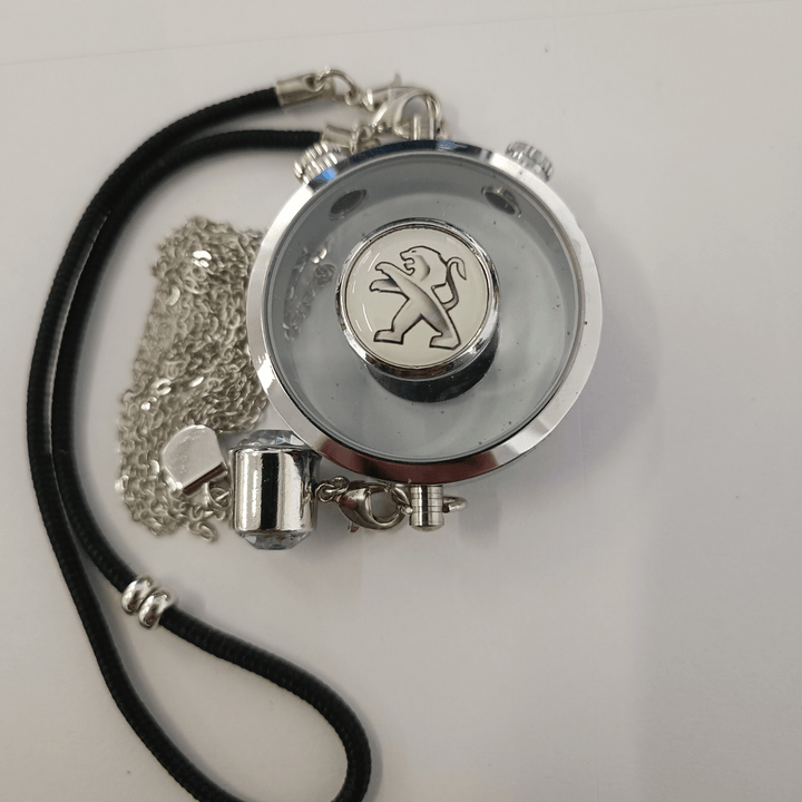 Car perfume bottle with logo
