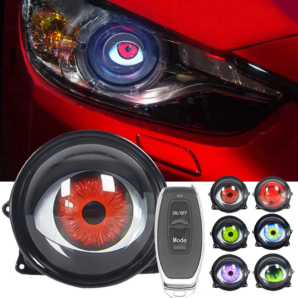 Car Devil Eyes Lens Lights